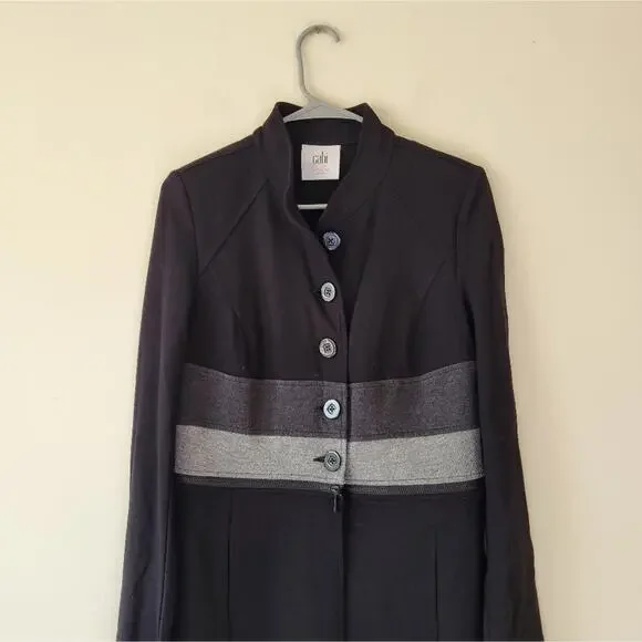 CAbi 3176 Convertible Zip Off Jacket Coat Black - Picture 3 of 7